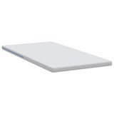Mattress Topper White 120 x 200 x 7 cm Jaquard Fabric 4106280