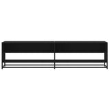 TV Cabinet Black 180.5x40x46 cm Engineered Wood 3300800