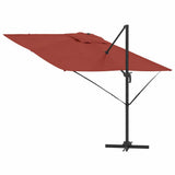 Roma Parasol Red 286 x 284 x 265 cm Aluminium and Polyester 42003342