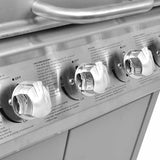 Gas Barbecue Grill 41 Cooking Zone Silver 41903