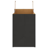 Paper Bags 250 pcs with Handles Black 32x17x25 cm 4101873