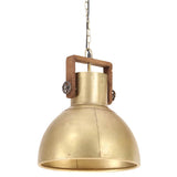 Industrial Hanging Lamp 25 W Brass Round 40 cm E27 320532