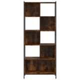 Bookcase Smoked Oak 72x28x172 cm Engineered Wood 3213654