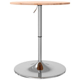 ZNTS Bar Table Ø60x89.5 cm Solid Wood Beech 3270624