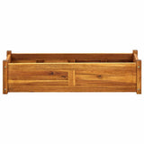Garden Raised Bed Acacia Wood 100x30x25 cm 42566