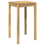 Garden Bar Table White 60 x 60.5 x 105 cm Solid Acacia Wood 901718