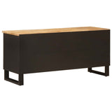 TV Cabinet with Drawer Brown 100 x 33 x 46 cm Solid Mango Wood 4018312