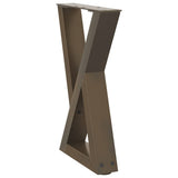 Coffee Table Legs 2 pcs Natural Steel 28x cm Steel 4012699