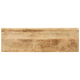 Console Table with Live Edge 105x33x76 cm Solid Wood Mango 372763