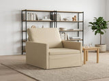 Armchair Cream 70 x 81 x 82 cm Fabric 42041014