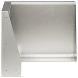 Retaining Wall 2 pcs 50 x 50 x 40 cm Stainless Steel Silver 8015222