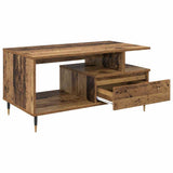 Coffee Table Old Wood 90 x 49 x 45 cm Engineered Wood 882705