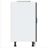 Sink Base Cabinet Kalmar Black 60x46x81.5 cm Engineered Wood 853438
