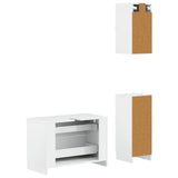 3 Piece Bathroom Cabinet Set UTRECHT High Gloss White 3417814