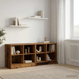 Bed Cabinet 2 pcs Old Wood 66 x 33 x 48 cm Engineered Wood 893729