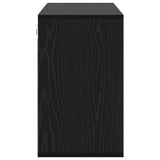 Shoe Cabinet Black Oak 103 x 30 x 51 cm Engineered Wood 875211