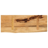 Table Top 80x40x2.5 cm Live Edge Solid Wood Rough Mango 370346