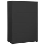 ZNTS Filing Cabinet Anthracite 90x46x134 cm Steel 336297