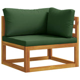 Sofa Set 3 pcs Natural Solid Acacia Wood 3417252