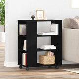 Storage Cabinet Black Oak 60 x 35 x 75 cm Engineered Wood 862671