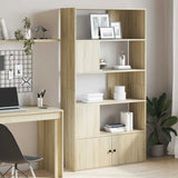 Bookcase Sonoma Oak 100x36x189 cm Engineered Wood 3295326