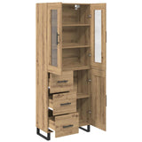 Highboard 2 pcs Artisan Oak 69.5 x 34 x 180 cm Engineered Wood 3415994