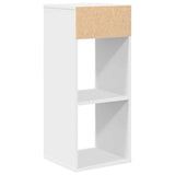 Book Cabinet White 34x31x80 cm Engineered Wood 860274