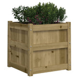 Garden Planter 50x50x50 cm Impregnated Wood Pine 837422