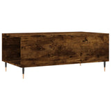Coffee Table Smoked Oak 90x50x36.5 cm Engineered Wood 830801