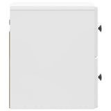 Wall-Mounted Bedside Cabinet High Gloss White 34.5 x 33 x 40 cm 899153