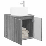 Wall-Mounted Sink Vanity Grey Sonoma 49.5 x 44.5 x 66 cm 890458