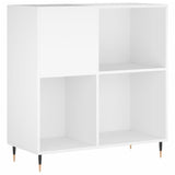 Record Cabinet White 84.5x38x89 cm Engineered Wood 831764