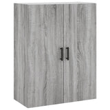 Highboard Grey Sonoma 69.5x34x180 cm Engineered Wood 3195969