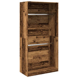Wardrobe Old Wood 100x50x200 cm Engineered Wood 3307808