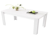 4 Seater Dining room table, MDF Wood Rectangle Modern Dining,Room Furniture Unit, Small N606P272566W