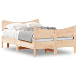 Bed Frame without Mattress 120x200 cm Solid Wood Pine 3216384