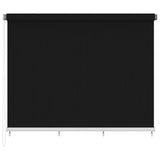 Outdoor Roller Blind 405 cm Black 312964