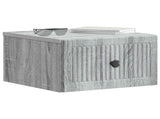 Wall-Mounted Bedside Cabinet 2 pcs Grey Sonoma Engineered Wood 897928