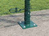 Welded Wire Fence with Concrete Base 10 x 1.2 m 3353486