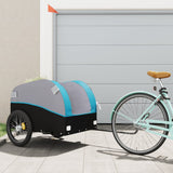 Bike Trailer Black and Blue 45 kg Iron 94135