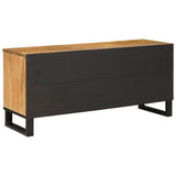 TV Cabinet with Drawer Brown 100 x 33 x 46 cm Solid Mango Wood 4018060