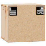 Wall Cabinets 2 pcs 31.5x30x30 cm Solid Wood Pine 818356