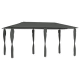 Gazebo with Post Covers 2.98x5.3x2.59 m Anthracite 160 g/m 313619