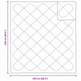 Quilts & Duvets White 240 x 220 cm Polyester 42007790