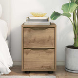 Bedside Table Artisan Oak 30.5 x 30 x 43 cm Engineered Wood 888815