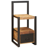 Valet Stand with Drawer Brown 40 x 40 x 90 cm Solid Mango Wood 4015985