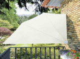 Collapsible Balcony Side Awning Cream 160x240 cm 41577
