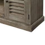 TV Cabinet Solid Mindi Wood 145x35x60 cm 245507