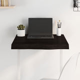 Table Top Dark Brown 60x60x cm Treated Solid Wood Oak 3156415