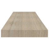 Floating Wall Shelves 4 pcs Oak 80x23.5x3.8 cm MDF 323879